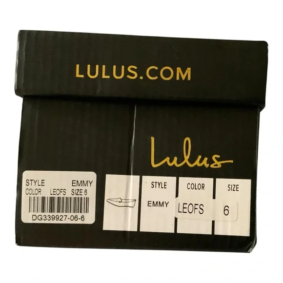 NIB Lulus Emmy Leopard Suede Pointed Loafers Sz 6 - Picture 11 of 12